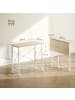 HOMCOM Klappbarer Schreibtisch in Naturholz 80L x 40B x 75H cm