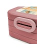 Mr. & Mrs. Panda Bento Box Robbe Liegen Design ohne Spruch in Rot Pastell