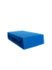 COFI 1453 Spannbettlaken 100% Baumwolle 200-200x220 cm in Blau