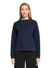 Betty Barclay Sweatshirt mit Stehkragen in dunkelblau