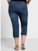 sheego Caprijeans in blue denim