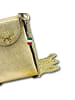 Florence Florence Umhängetasche Leder gold ca. 13cm