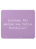 Mr. & Mrs. Panda Mauspad Spruch Autorin Kaffee mit Spruch in Lavendeltraum