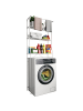 ebuy24 Kleiderschrank TubasL Waschmaschine Weiß 68 x 25 cm