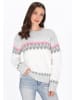 usha BLUE LABEL Women Sweater in white multicolor