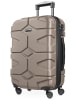 Hauptstadtkoffer X-Kölln Handgepäck Trolley Dehnfalte Carry-On Hardshell TSA 50L in Gold