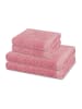 Ross 2 X Handtuch 2 X Duschtuch im Set Harmony in Altrosa