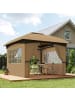 Outsunny Pavillon in Beige 335L x 335B x 285H cm