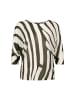 Zero  Oversized-Strickpullover mit Print in Patch KhakiCream