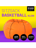 Lumaland Sitzsack Indoor Basketball 170l orange/schwarz  Orange