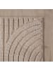 Teppich Boss Kurzflor Teppich Helix 2201, rund - Beige