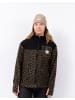 eivy Fleecejacke in Black Leopard
