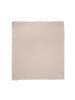 nordic coast company  Babydecke Musselin 4 in 1 mit Fransen Beige - 80 x 80 cm