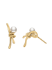 faina Women Earrings in Gold White