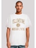 F4NT4STIC Oversize T-Shirt US National Parks Yellowstone Wyoming in weiß
