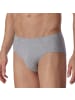 Schiesser Slip 3er Pack in Schwarz/Blau/Grau