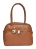Carla Ferreri Henkeltasche in Braun