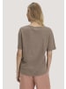 Hessnatur Hessnatur T-Shirt Oversize aus Leinen und Bio-Baumwolle in mocca