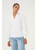 Kaffe Langarm-Bluse KAmaia Regular fit in Chalk