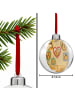 Mr. & Mrs. Panda Weihnachtsanhänger Igel Familie Design ohne Spruch in Weiß