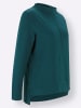 creation L Langarmshirt in petrol