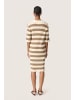 Soaked in Luxury Kleid SLLidya Lockere Passform in Elm & White Stripe