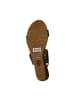 Divine Factory Sandalen aus Leder Schwarz