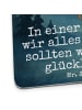Mr. & Mrs. Panda Untersetzer Fledermaus Flügel Design mit Spruch in Weiß