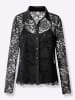 Heine Spitzen-Bluse in schwarz