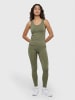 Hummel Top Hmlflow Multisport Damen in DEEP LICHEN GREEN