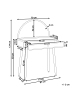Beliani Schminktisch RANCHERIA in Braun - (W) 81 x (H) 124 x (L) 41 cm