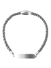 Adeliás Damen Armband – Lederarmband aus Leder 17 cm in grau