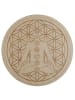 Saraswati Design Nonbook - Untersetzer "Blume des Lebens und Chakra Buddha"
