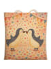 Mr. & Mrs. Panda shopping bag Pinguin Liebe Design ohne Spruch in Weiß