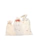 leevje Musselin Geschenksäcke 3er Set 'christmas' in beige