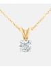 Diamant L'éternel Halskette mit Anhänger aus 375 Gelbgold mit 0.25 Karat Diamant