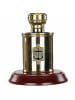 Licht-Erlebnisse Tischlampe (B)22 x (L)22 x (H)30 cm in Messing poliert Creme Holz