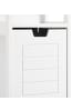 SoBuy Toilettenkabinett in Mattweiß - (W) 30 x (H) 90 x (L) 30 cm