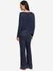Hanro Pyjama Azelia NW in deep navy
