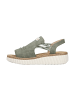 rieker Nabukino Sandalen mit Gummiband Grün