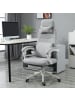 Vinsetto Bürostuhl-B62 x T68 x H117-127 cm-Grau