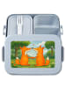 Mr. & Mrs. Panda MEPAL Bentobox Füchse Liebe Design ohne Spruch in Blau Pastell