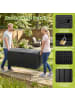 COSTWAY Gartenbox 300L in Schwarz