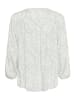 Soaked in Luxury Langarm-Bluse SLArjana Lockere Passform in Silver Blue Stroke Print
