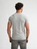 Petrol Industries 2er-Pack Basic T-Shirt V-Ausschnitt Legacy in Grau