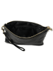 Toscanto Leder Clutch Toscanto Tasche schwarz ca. 25cm