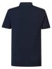 Petrol Industries Gestricktes Poloshirt Driftify in Blau