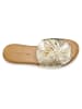 LASCANA Pantolette in goldfarben