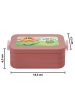 Mr. & Mrs. Panda MEPAL Bentobox Hummel Blume Design mit Spruch in Rot Pastell