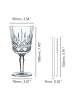 Nachtmann 2er Set Cocktailgläser mit Glastrinkhalmen Noblesse in 355 ml in transparent